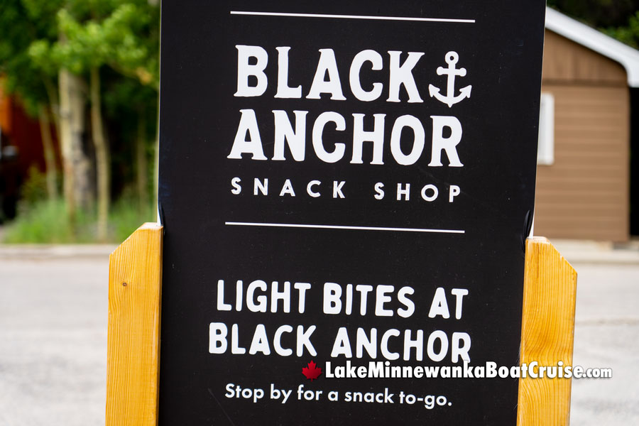 Lake Minnewanka Black Anchor Snack Shop