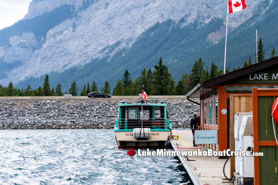 Lake Minnewanka Boat Cruise Boarding Area